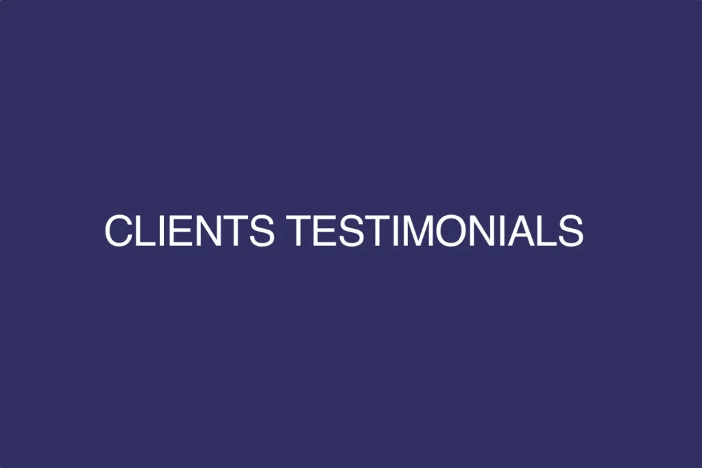 clients testimonials