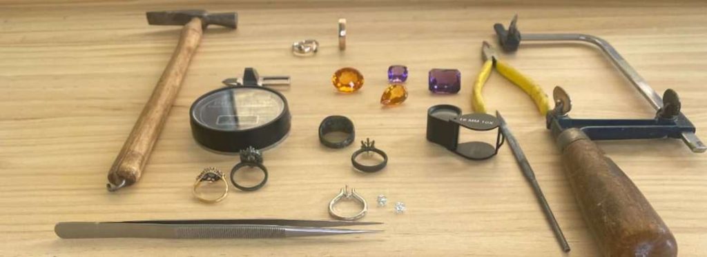 BESPOKE JEWELLERY BEING MADE