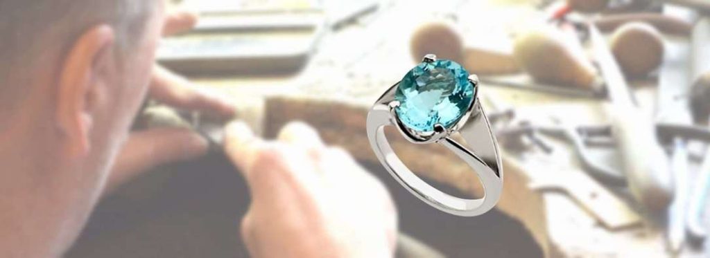 Aquamarine ring the march birthstone