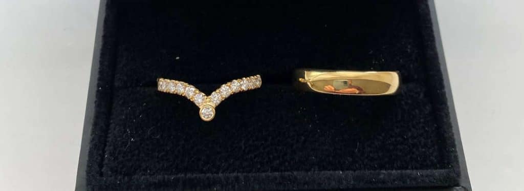 UNUSUAL WEDDING RONGS FROM DAVID LAW