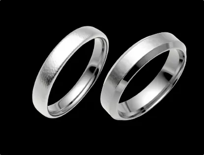 Personalise mens wedding rings