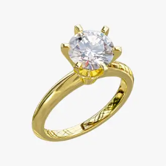 six claw tiffany inspired bespoke engagement ring