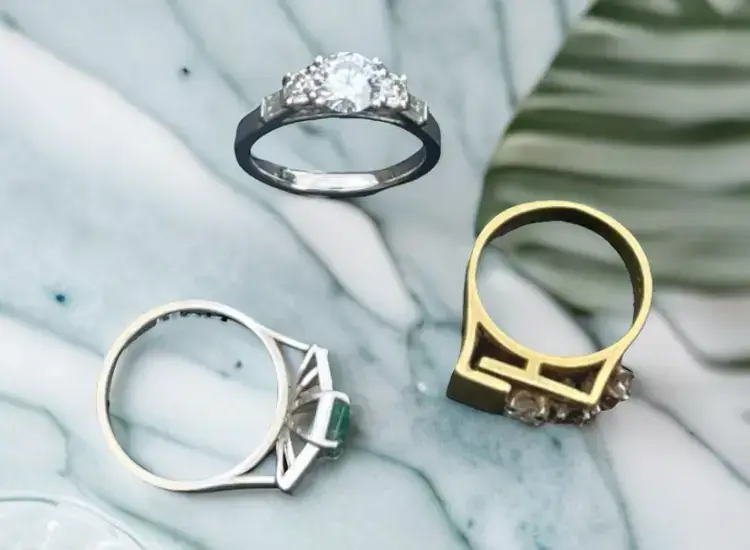 Jewellery remodelling in London creating a modern engagement ring