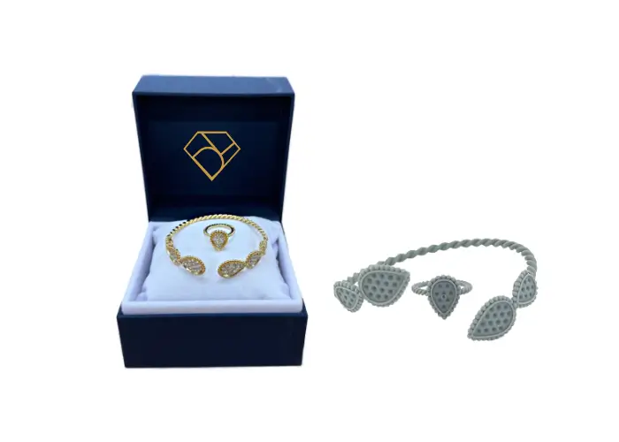 diamond bangle ring and prototype