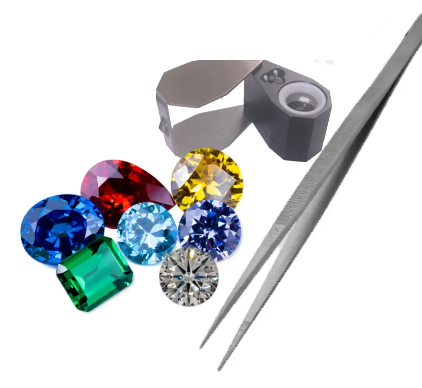 coloured gemstones and diamond handpicked for your bespoke jewellery