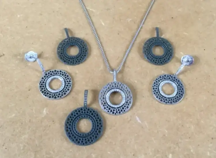 jewellery design gift wax earring and pendant