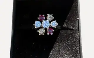 bespoke diamond and gemstone dress ring